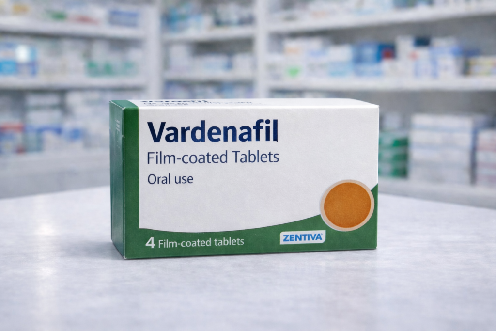 Vardenafil – køb online, pris, recept og anvendelse